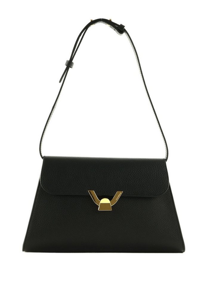 COCCINELLE Schultertasche Handbag Grained Leather, aus echtem Rindsleder von COCCINELLE