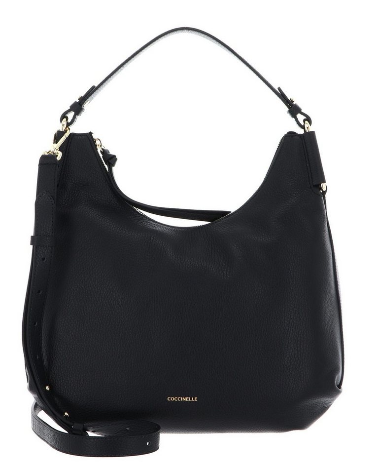 COCCINELLE Schultertasche Handbag Grained Leather, aus echtem Rindsleder von COCCINELLE