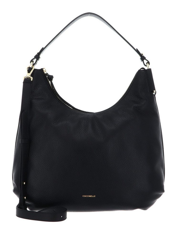 COCCINELLE Schultertasche Handbag Grained Leather, aus echtem Rindsleder von COCCINELLE