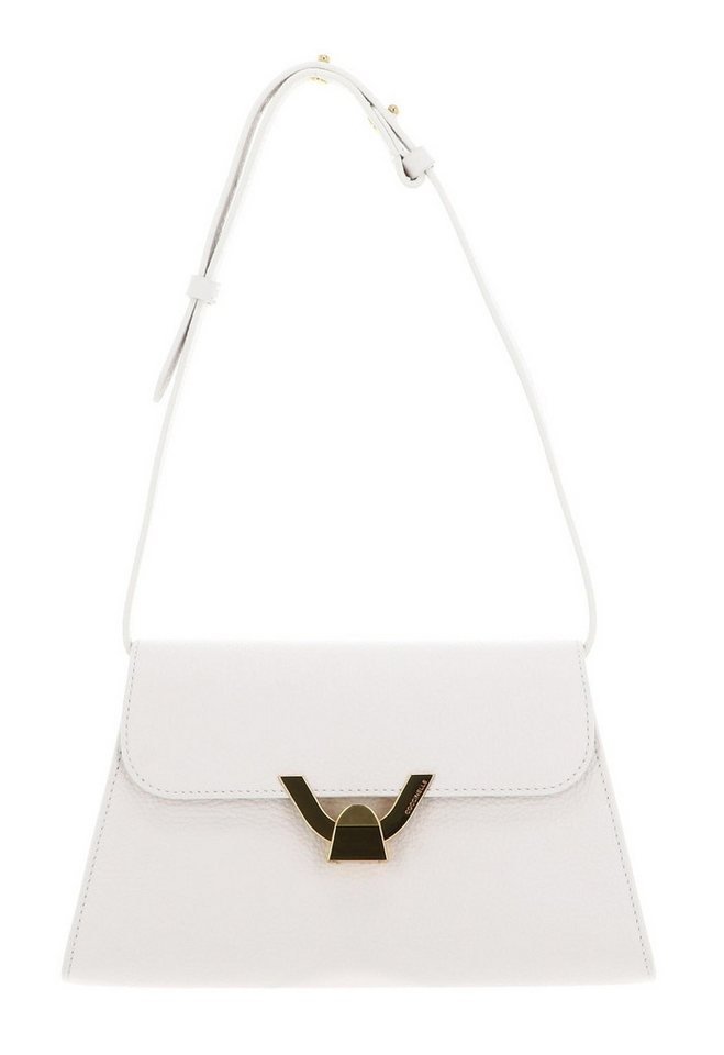 COCCINELLE Schultertasche Handbag Grained Leather, aus echtem Rindsleder von COCCINELLE