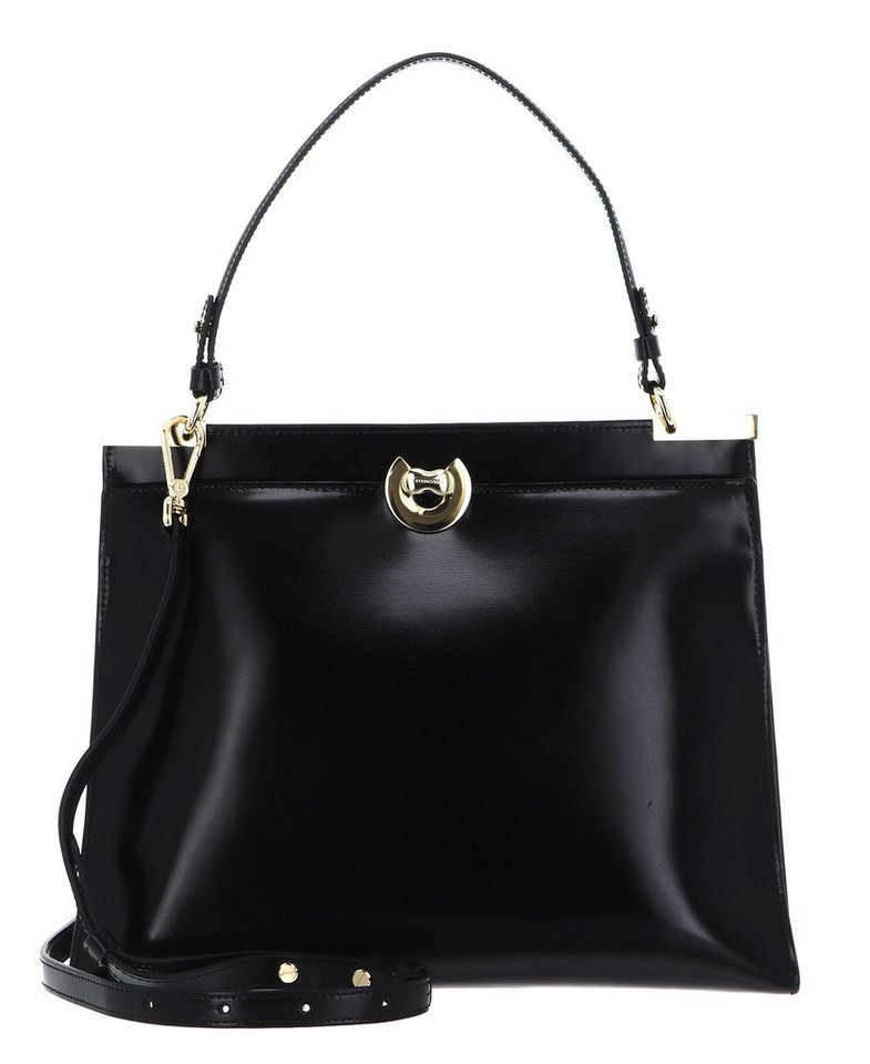 COCCINELLE Schultertasche Handbag Shiny Calf Leather, aus echtem Kalbsleder von COCCINELLE