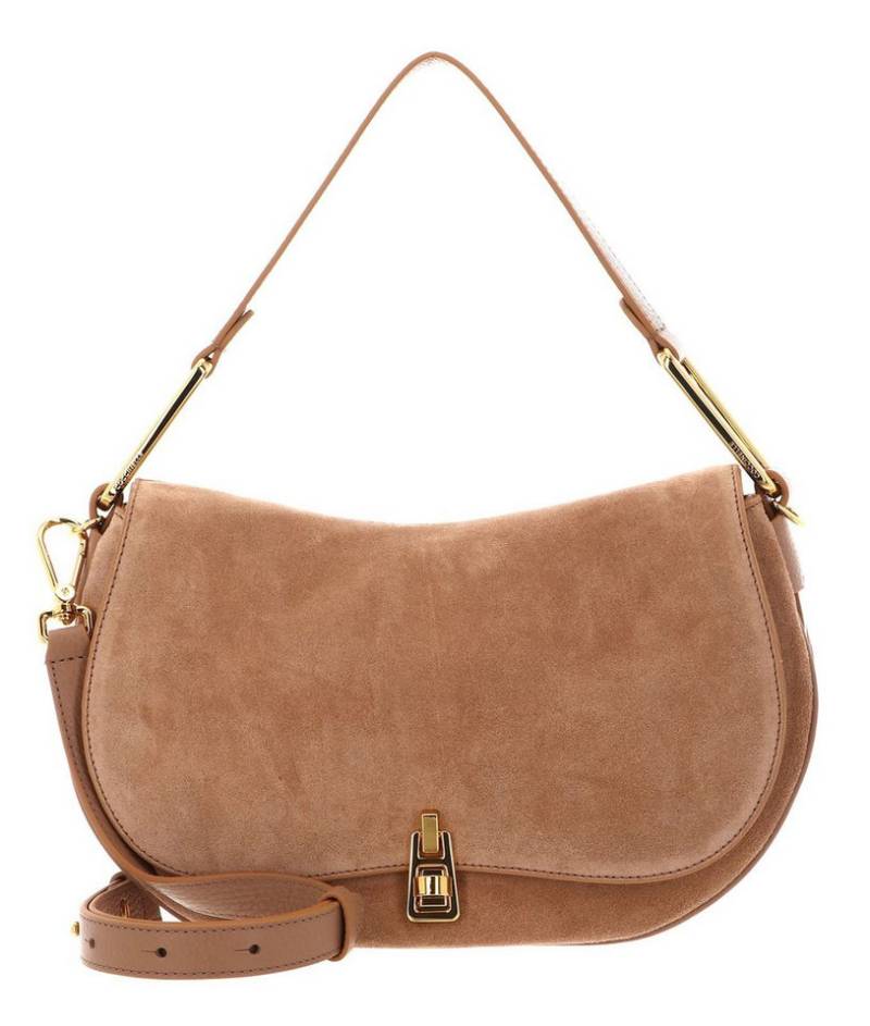 COCCINELLE Schultertasche Handbag Suede, aus echtem Leder von COCCINELLE