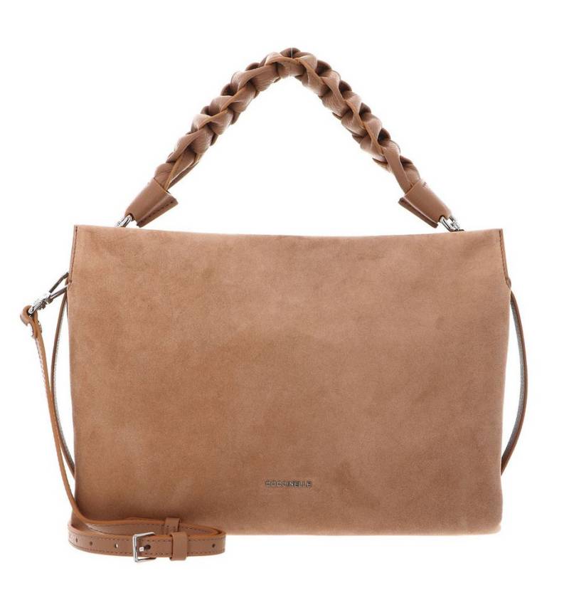 COCCINELLE Schultertasche Handbag Suede, aus echtem Leder von COCCINELLE