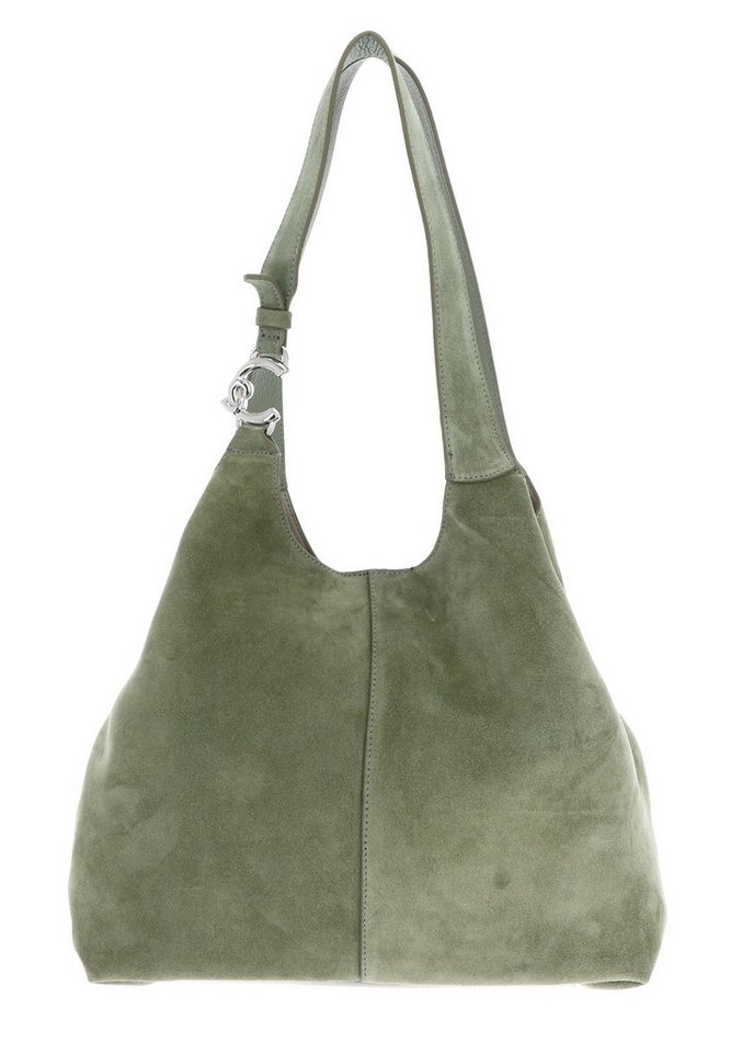 COCCINELLE Schultertasche Handbag Suede (Set, 2-tlg), aus echtem Rindsleder von COCCINELLE