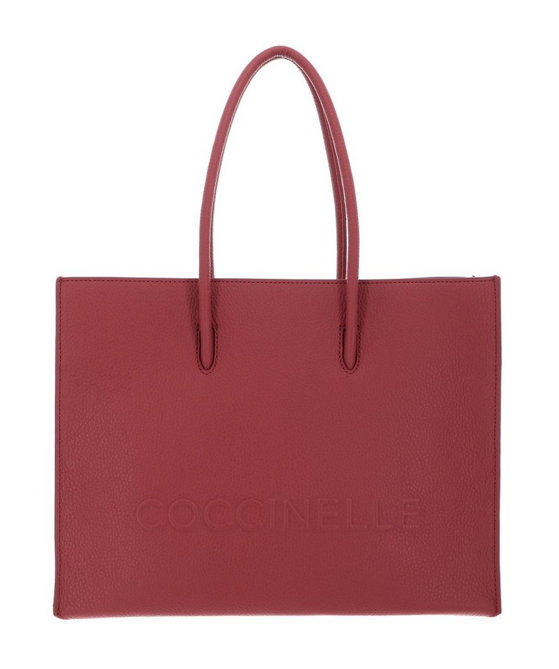 COCCINELLE Schultertasche Maxi Log, aus echtem Rindsleder von COCCINELLE