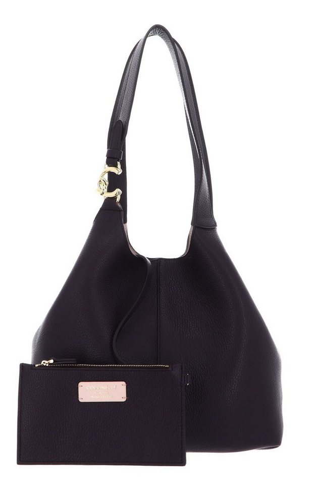 COCCINELLE Schultertasche Shopper (Set, 2-tlg), aus echtem Rindsleder von COCCINELLE