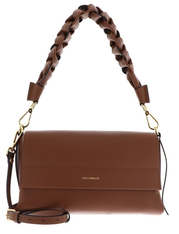 COCCINELLE Schultertasche Shoulder Bag, aus echtem Rindsleder von COCCINELLE