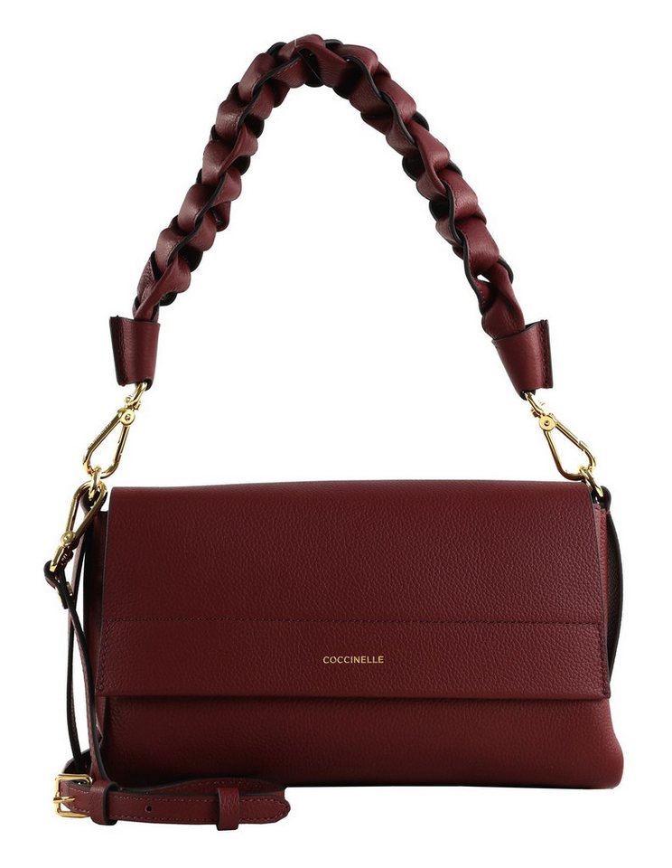 COCCINELLE Schultertasche Shoulder Bag, aus echtem Rindsleder von COCCINELLE