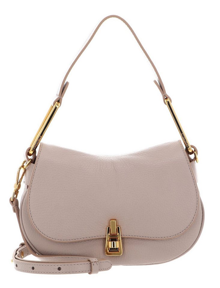 COCCINELLE Schultertasche Shoulderbag Grained Leather, aus echtem Rindsleder von COCCINELLE