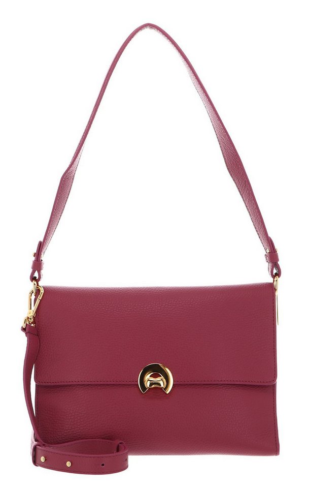 COCCINELLE Schultertasche Shoulderbag Grained Leather, aus echtem Rindsleder von COCCINELLE