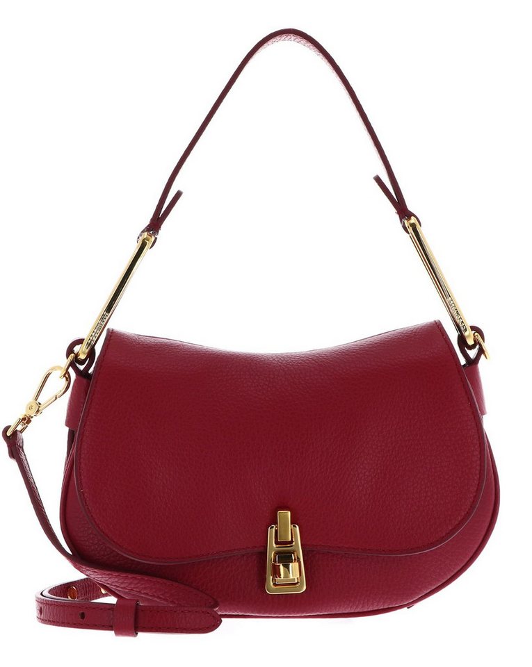 COCCINELLE Schultertasche Shoulderbag Grained Leather, aus echtem Rindsleder von COCCINELLE