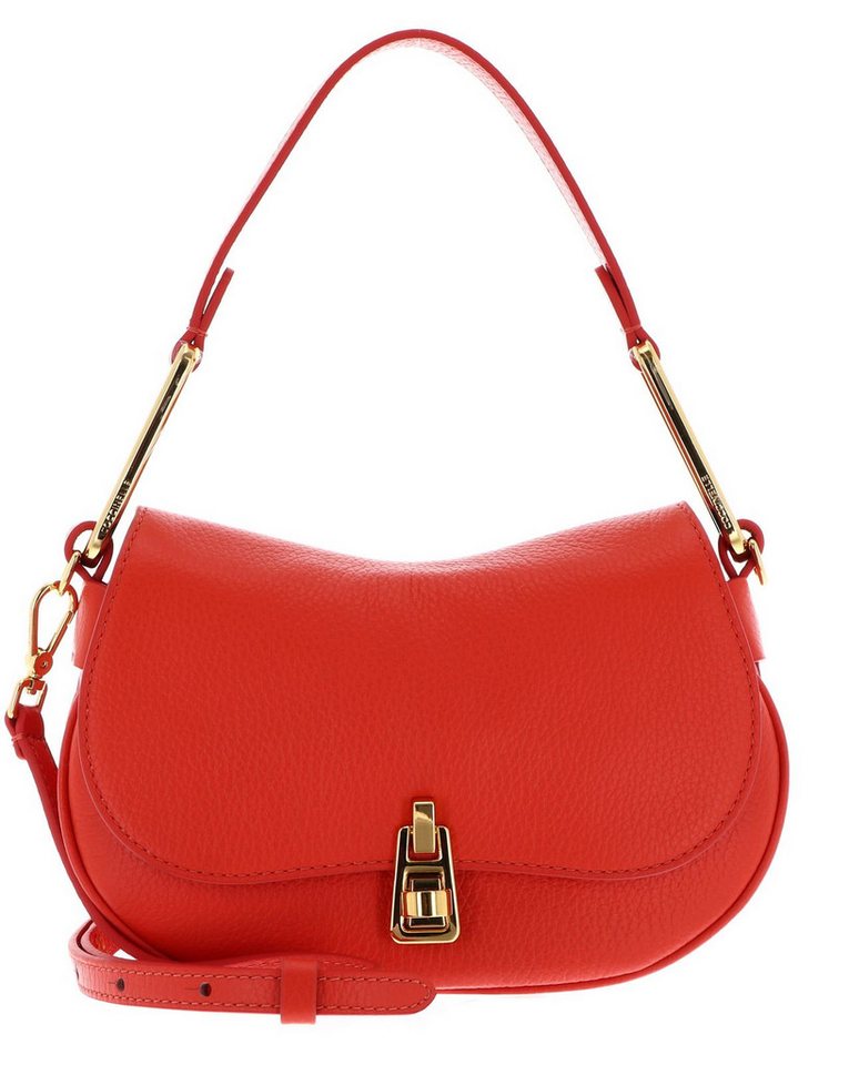 COCCINELLE Schultertasche Shoulderbag Grained Leather, aus echtem Rindsleder von COCCINELLE