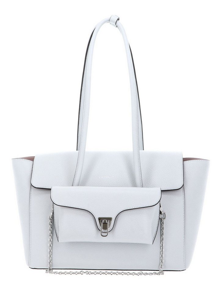 COCCINELLE Shopper Grained Leather Handbag (Set, 2-tlg), aus echtem Rindsleder von COCCINELLE