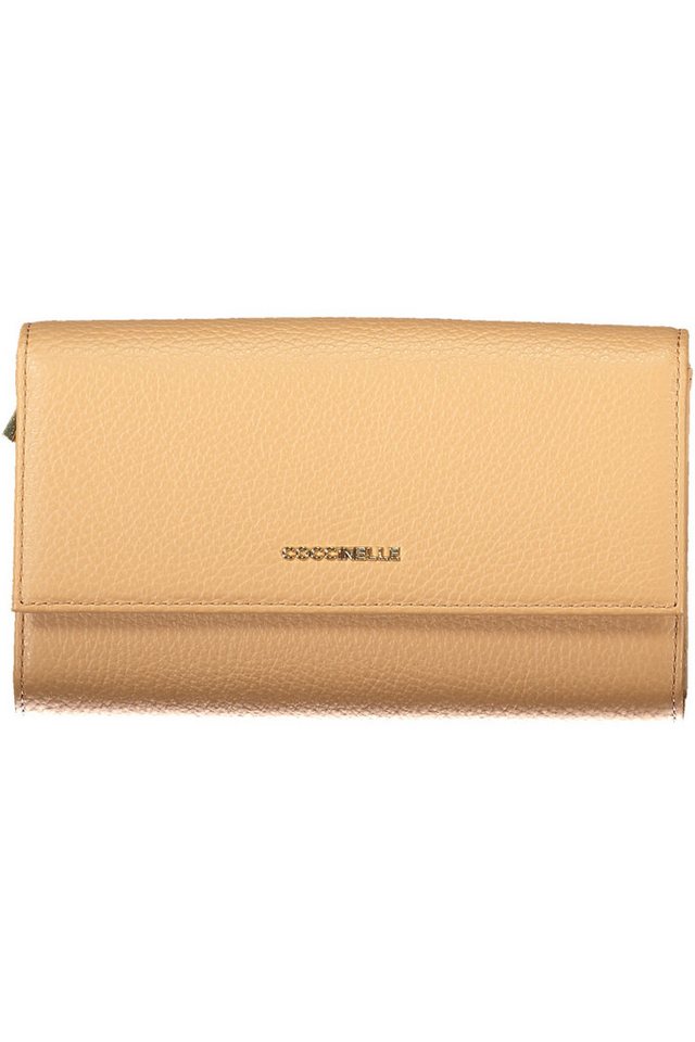 COCCINELLE Umhängetasche, Moderne Damenbrieftasche Braun Metallic mit vielseitigem Stauraum von COCCINELLE