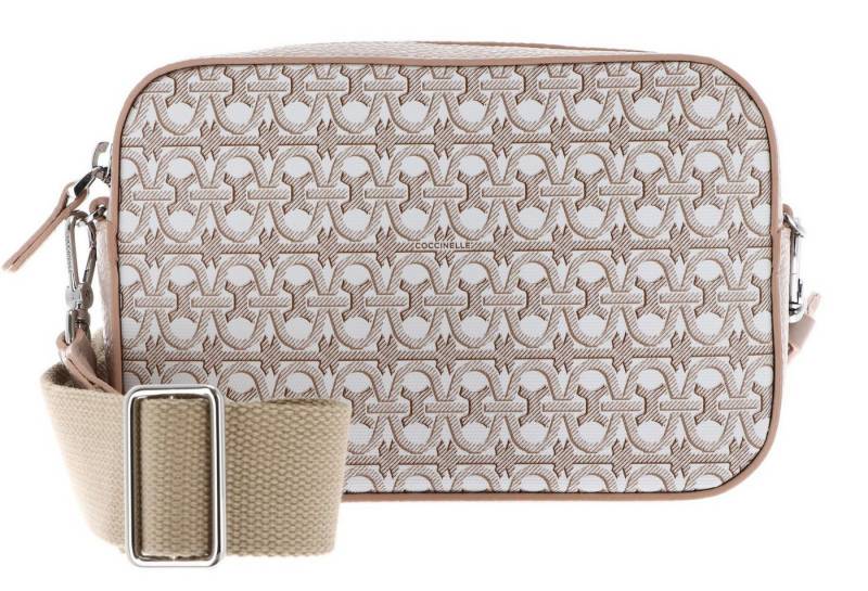 COCCINELLE Umhängetasche Coated Monogram Crossbody Bag, aus echtem Rindsleder von COCCINELLE