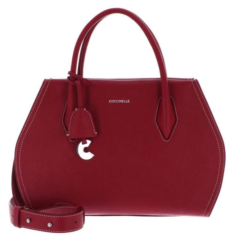 COCCINELLE Umhängetasche Handbag Grained Leather, aus echtem Rindsleder von COCCINELLE
