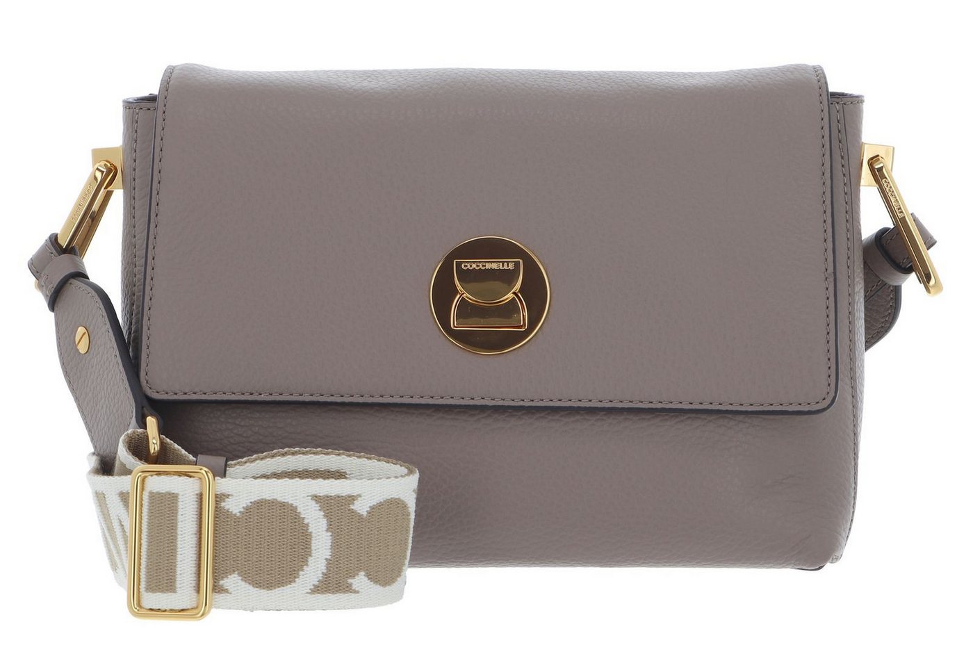 COCCINELLE Umhängetasche Liya Signature, aus echtem Rindsleder von COCCINELLE