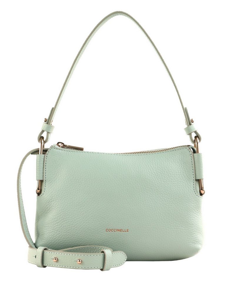 COCCINELLE Umhängetasche Mini Bag Grained Leather, aus echtem Rindsleder von COCCINELLE