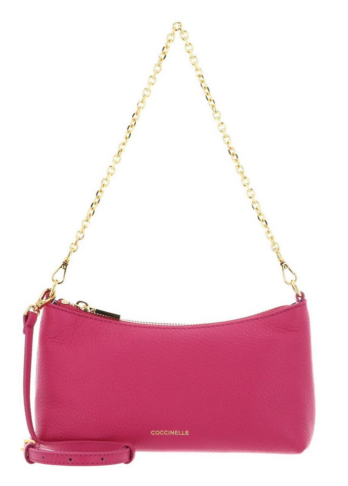 COCCINELLE Umhängetasche Mini Bag Grained Leather, aus echtem Rindsleder von COCCINELLE