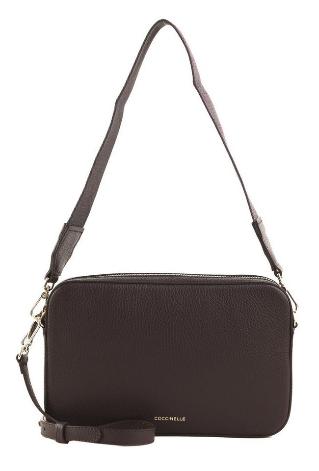 COCCINELLE Umhängetasche Mini Bag Grained Leather, aus echtem Rindsleder von COCCINELLE