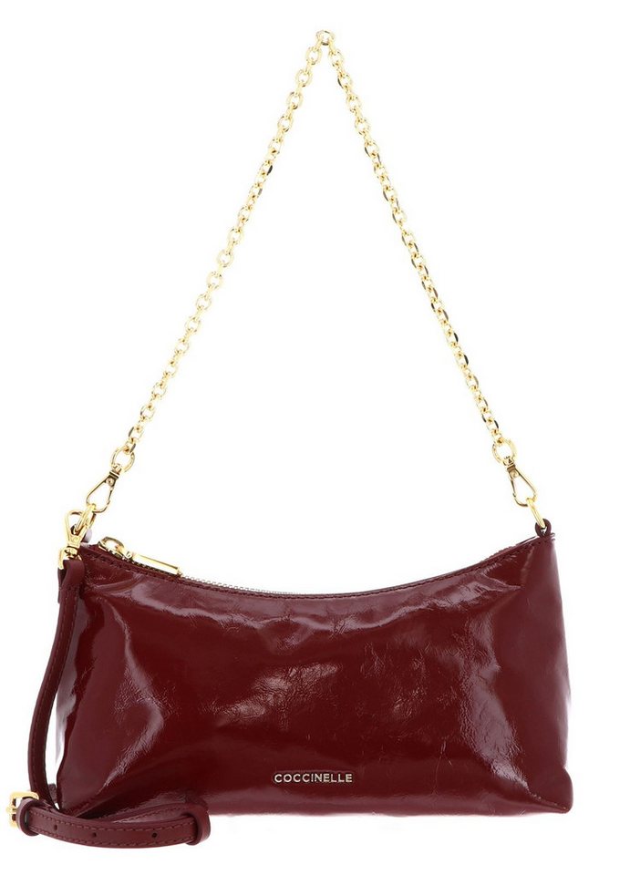 COCCINELLE Umhängetasche Mini Bag Grained Leather, aus echtem Rindsleder von COCCINELLE