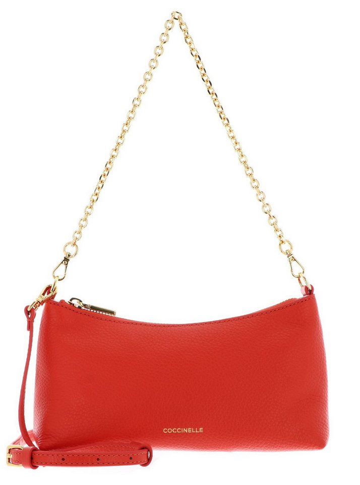 COCCINELLE Umhängetasche Mini Bag Grained Leather, aus echtem Rindsleder von COCCINELLE