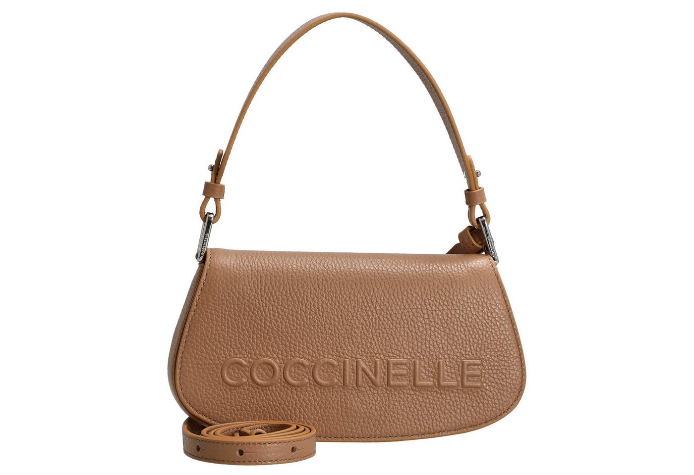 COCCINELLE Umhängetasche Myrtha Maxi Log - Schultertasche 24 cm (skin) von COCCINELLE