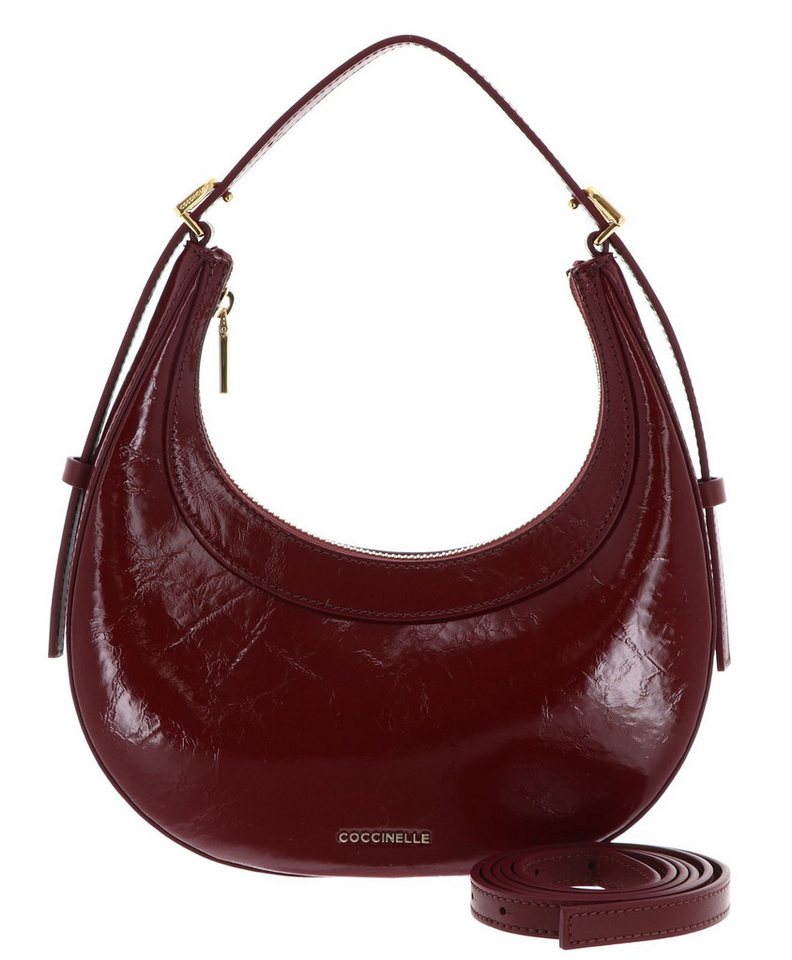 COCCINELLE Umhängetasche Shiny Leather Mini Bag, aus echtem Rindsleder von COCCINELLE