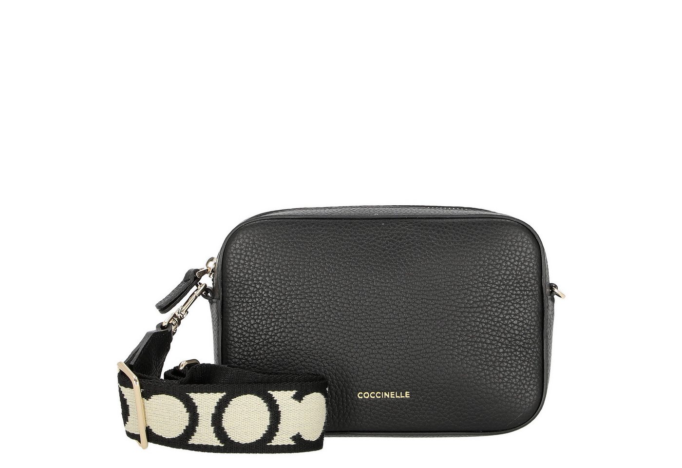 COCCINELLE Umhängetasche Tebe - Umhängetasche 19 cm (black) von COCCINELLE