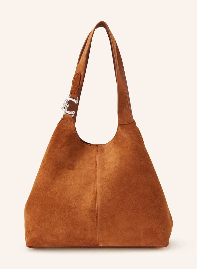 Coccinelle Hobo-Bag Mit Pouch braun von COCCINELLE