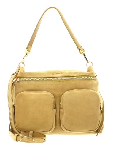 Coccinelle Hyle Suede Handbag Citronella von COCCINELLE