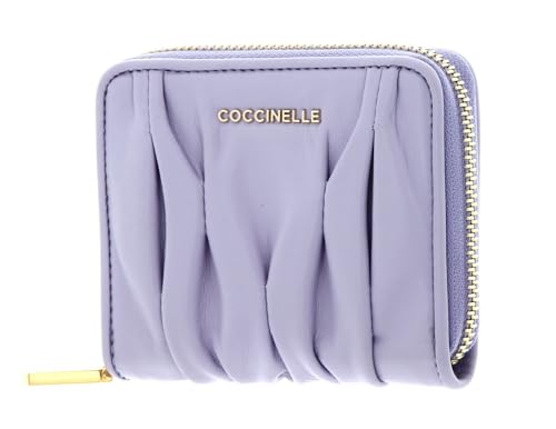 Coccinelle Metallic Goodie Wallet Smooth Calf Leather Soft Lavender von COCCINELLE