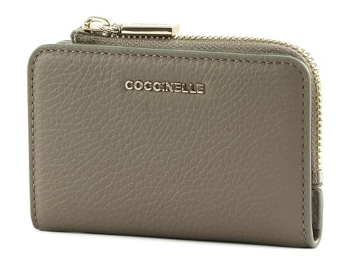 Coccinelle Metallic Soft Credit Card Holder Warm Taupe von COCCINELLE