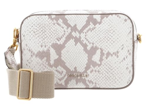 Coccinelle Tebe Delave Snake Mini Bag Snake Print S Powder Pink von COCCINELLE