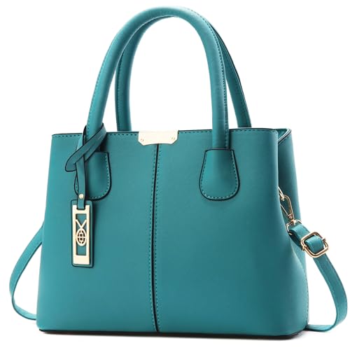 COCIFER Geldbörsen und Handtaschen für Damen, Schultertasche, Tragegriff oben, C Turquoise Xw, Medium von COCIFER