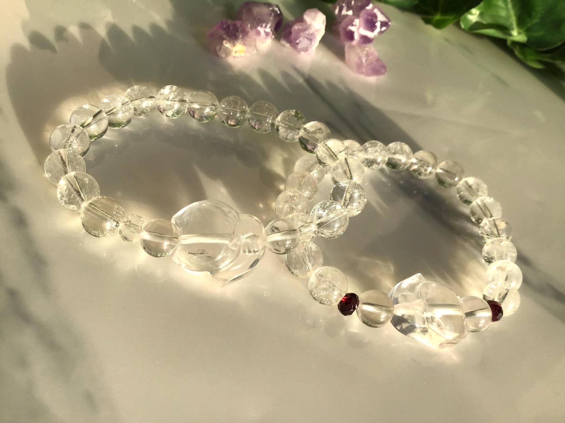Clear Quartz Fox Bracelet von COCOROCRYSTAL