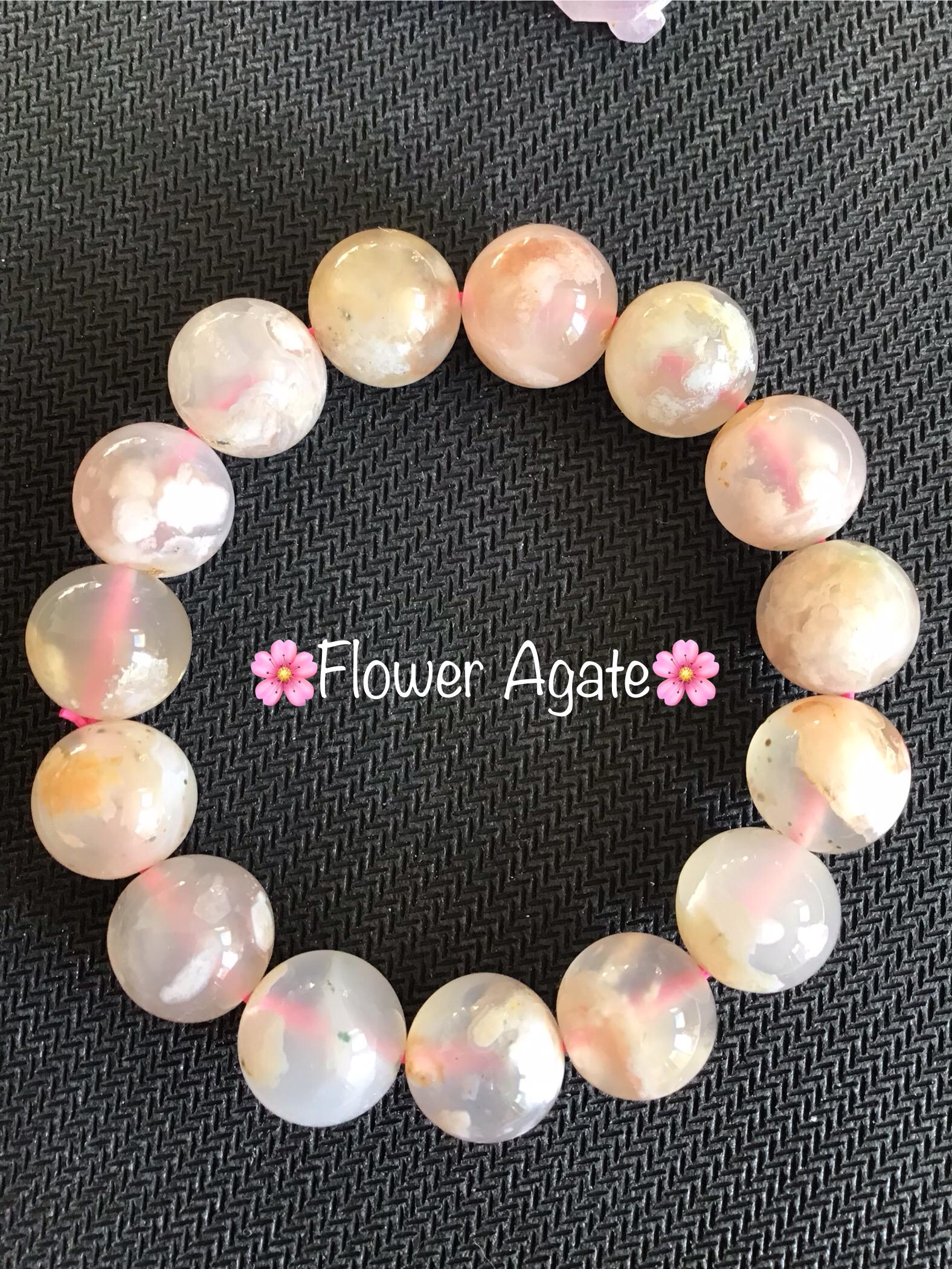 Flower Agate Bracelet von COCOROCRYSTAL