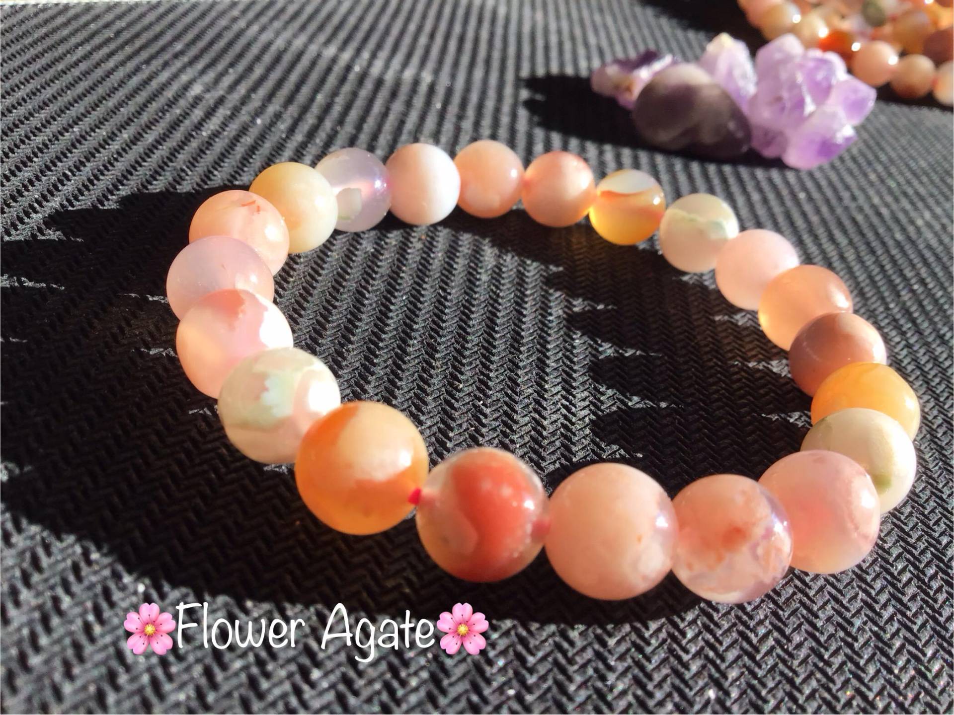 Flower Agate Bracelet von COCOROCRYSTAL