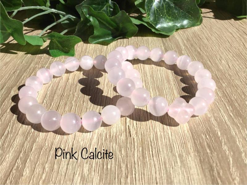 Pink Calcite Bracelet von COCOROCRYSTAL
