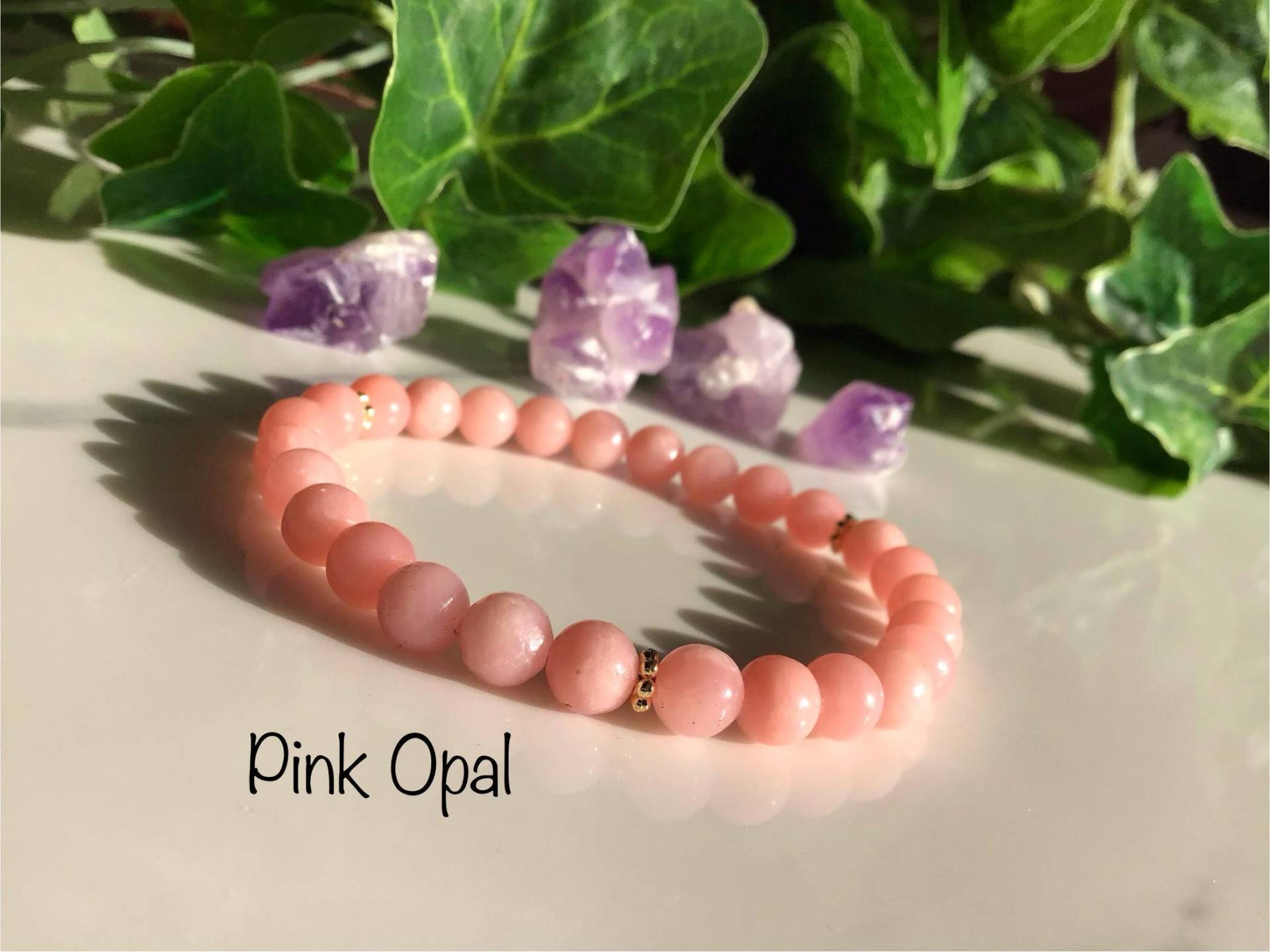 Pink Opal Bracelet Pink Opal Bracelet von COCOROCRYSTAL