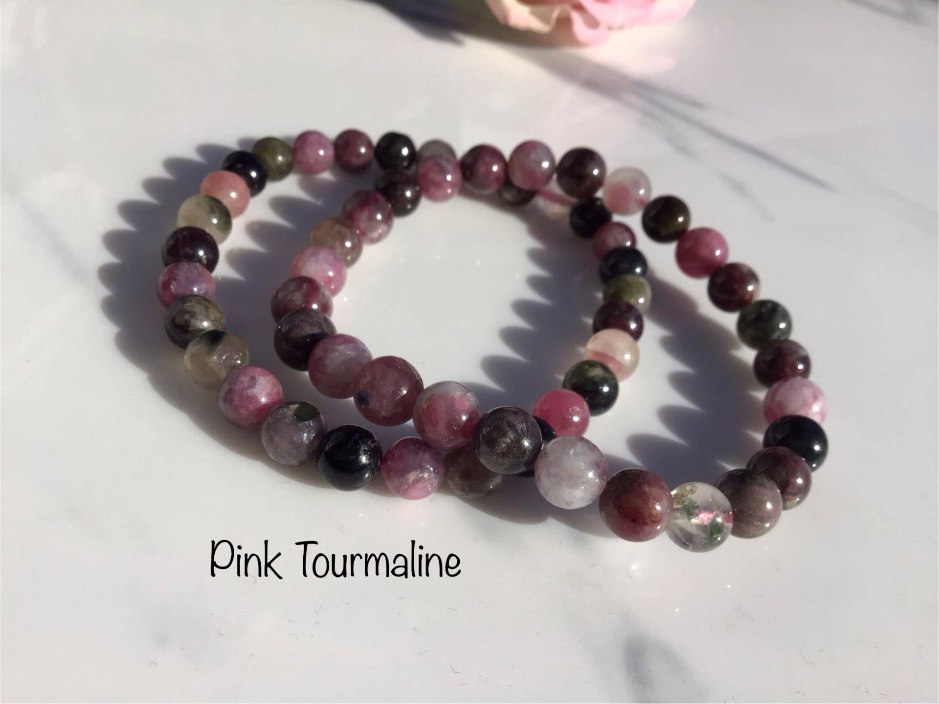 Pink Tourmaline Bracelet von COCOROCRYSTAL