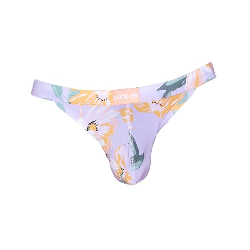 CODE 22 - Männer Thongs Unterwäsche - Secret Garden Thong Lavander - 1x Größe XL von CODE 22