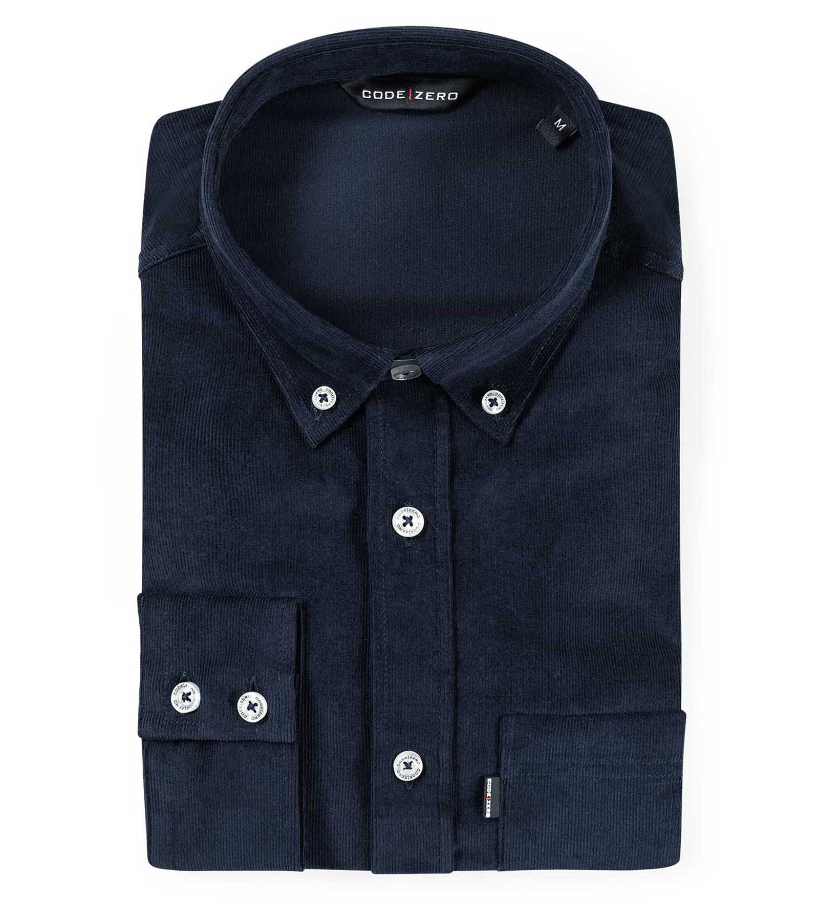 Cordhemd Herren Rib blau M CODE-ZERO Cordhemd Herren Rib blau M CODE-ZERO von CODE-ZERO