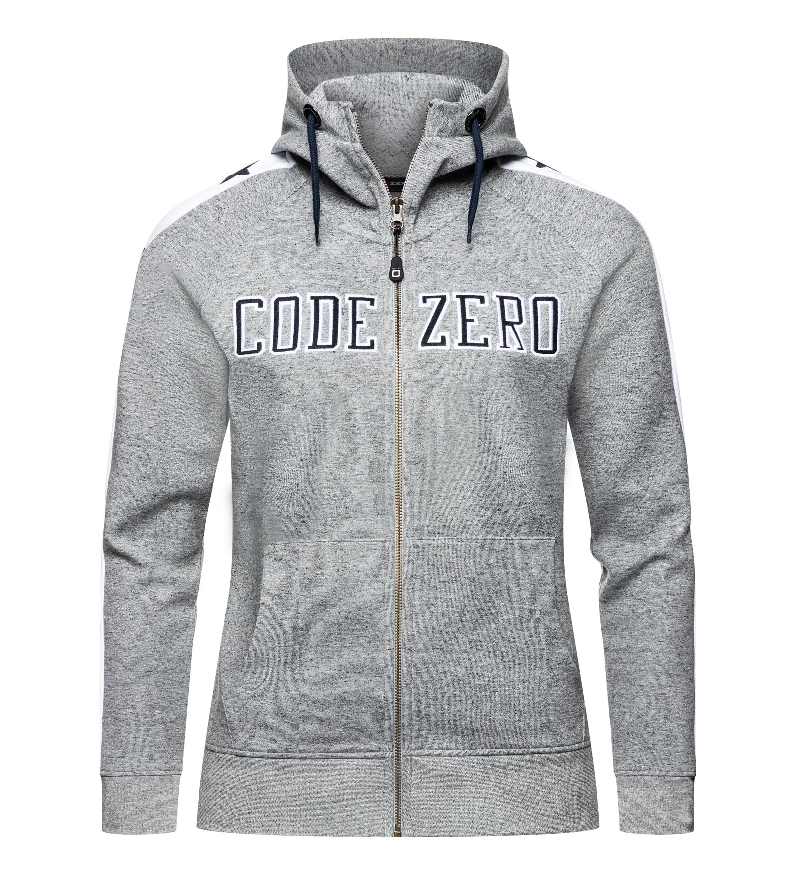 Sweatjacke Damen Stars grau L CODE-ZERO von CODE-ZERO