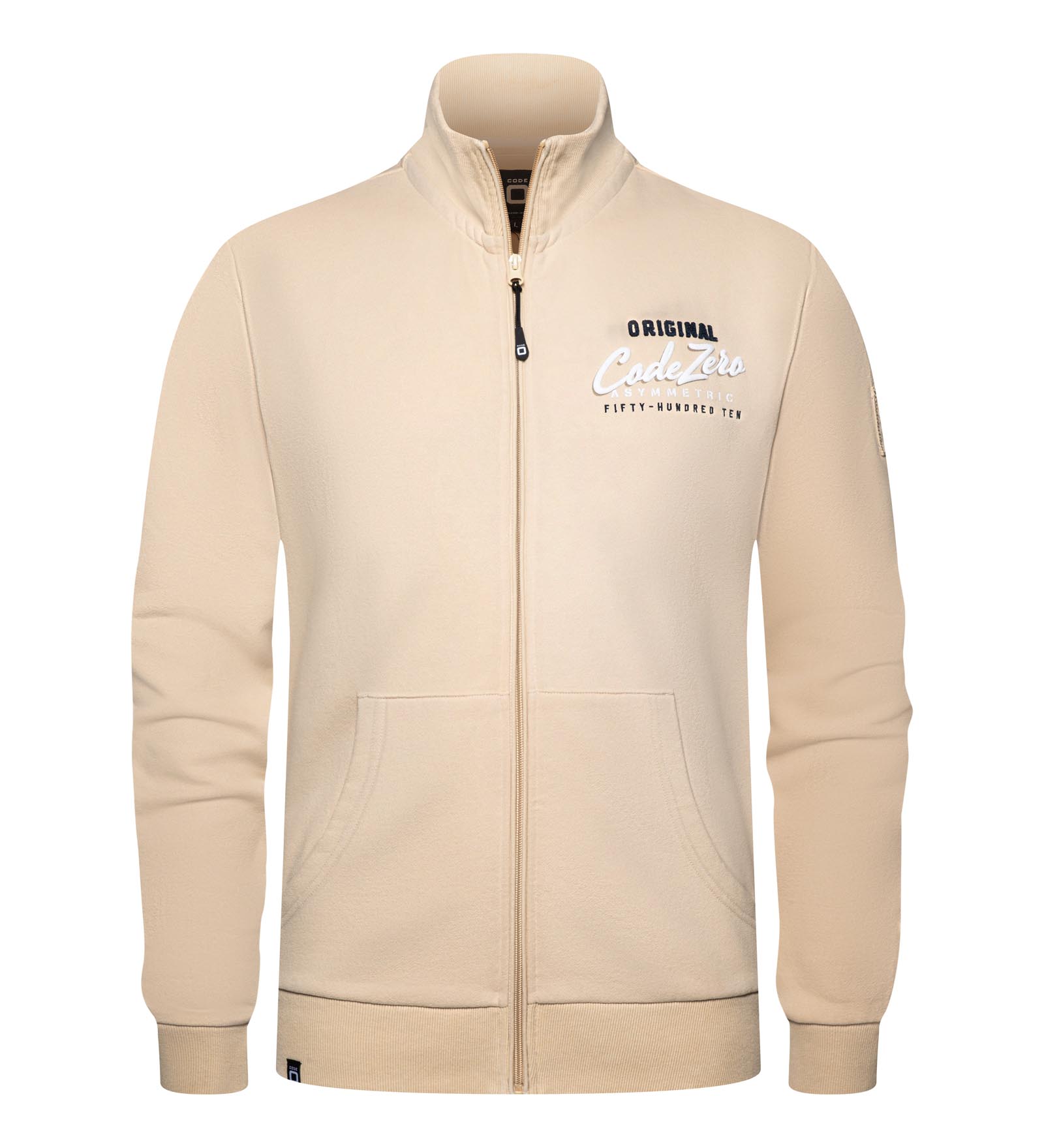 Sweatjacke Herren Porthole beige 3XL CODE-ZERO von CODE-ZERO