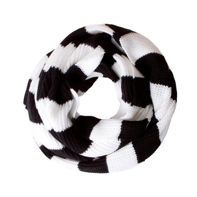 CODELLO 32108403 D10 [27] Winter Wonderland Schal Loop - schwarz/weiß (COL 07) von CODELLO