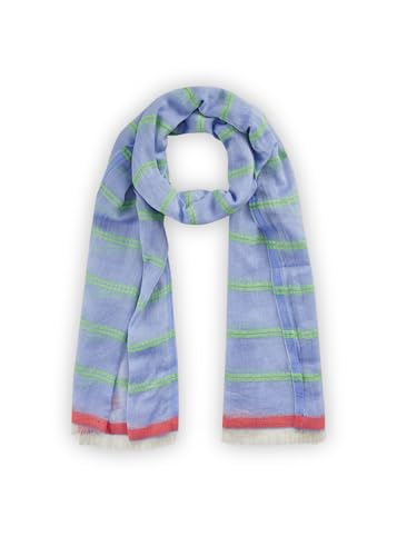 CODELLO Damen Leichter Schal aus reiner Baumwolle mit gewebten Streifen von CODELLO