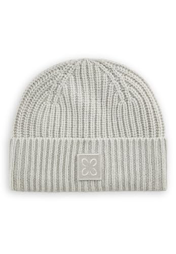 CODELLO Damen Mütze aus Rippstrick (DE/NL/SE/PL, Alphanumerisch, Einheitsgröße, hellgrau) von CODELLO