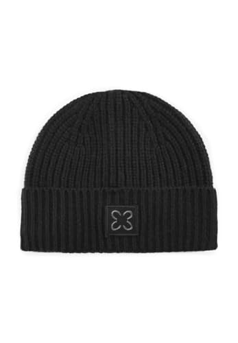 CODELLO Damen Mütze aus Rippstrick (DE/NL/SE/PL, Alphanumerisch, Einheitsgröße, schwarz) von CODELLO