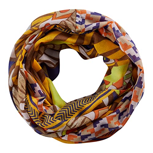 CODELLO Damen Nachhaltiger Ethno-Loop mit grafischem Multicolor-Muster CODELLO Damen Nachhaltiger Ethno-Loop mit grafischem Multicolor-Muster von CODELLO